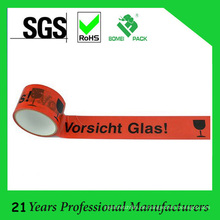 BOPP Klebeband Logo Klebeband mit Vorschau Glas 50m